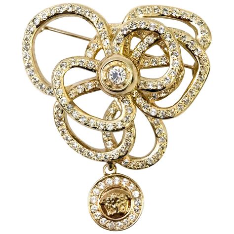 buy versace brooch